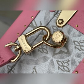 LV Артикул： M45675 Розовый цветок Женская сумка-чемодан В весен
