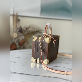 LV Модель： M45675 Старинный чемодан-сумка В весенне-летней колле