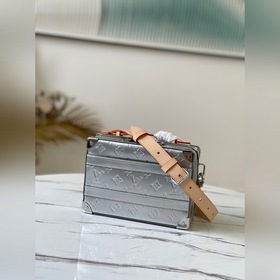 LV Модель： M45785 Серебристая сумка Сочетание прямоугольной форм
