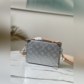 LV Модель： M45785 Серебристая сумка Сочетание прямоугольной форм
