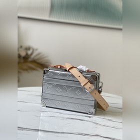 LV Модель： M45785 Серебристая сумка Сочетание прямоугольной форм