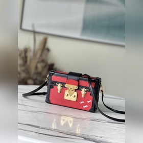 LV Артикул： M59179 Красная сумка-коробка От формы сумки до фирме