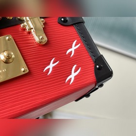 LV Артикул： M59179 Красная сумка-коробка От формы сумки до фирме