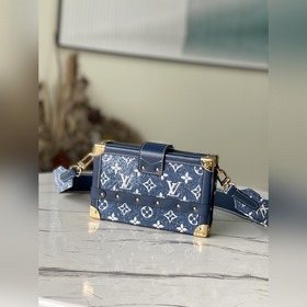 LV Артикул： M59717 Сумка-коробка из денима Придает сумке неприну