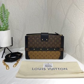 LV POCHETTE TRUNK Модель M43596 Желтый цветок Новая мягкая сумка
