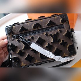 LV Модель M68906 M44480 Флокированный сумка MINI SOFT TRUNK Сим