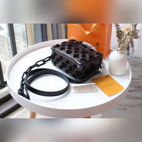 LV Модель M68906 M44480 Флокированный сумка MINI SOFT TRUNK Сим