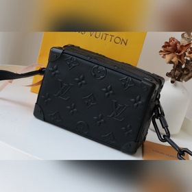 LV Mallle Mini Soft Артикул： M55702 Черный с тиснением Mallle M