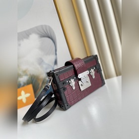 LV Артикул： N93803 40273 Алигатор, пурпурный PETITE MALLE BOX Ко