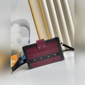 LV Артикул： N93803 40273 Алигатор, пурпурный PETITE MALLE BOX Ко