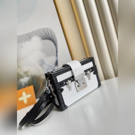 LV « » Артикул： N93817 40273 Белый крокодил PETITE MALLE BOX Кор