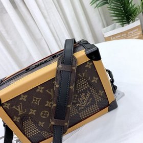 LV Артикул： M44478 Большая сумка в коричневой клетке Артикул： M44