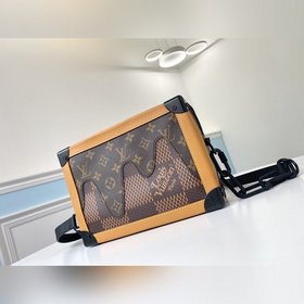 LV Модель M40381 Nigo совместная коллекция квадратная сумка SOFT