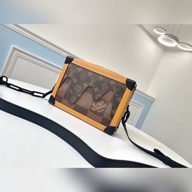 LV Модель M40381 Nigo совместная коллекция квадратная сумка SOFT 