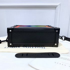 LV M30341 SOFT TRUNK Мягкая сумка-почтальон Однотонная сумка из к