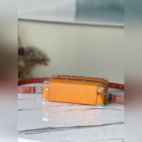 LV Модель： M45885 Желтый ретро-сумка через плечо Handle Trunk Н