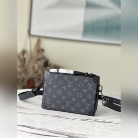 LV Артикул： M45935 Черный с цветочным узором Сумка-коробка Сумка
