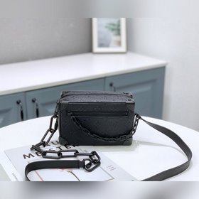 LV Артикул： M44480 Черный кожаный чехол с текстурой крокодила [Му