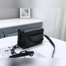 LV Артикул： M44480 Черный кожаный чехол с текстурой крокодила [Му