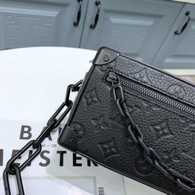 LV Артикул： M44480 Черный кожаный чехол с текстурой крокодила [Му