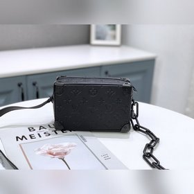 LV Артикул： M44480 Черный кожаный чехол с текстурой крокодила [Му