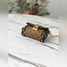 LV Модель M68575 Желтый ESSENTIAL TRUNK Сумка на цепочке Сумка н