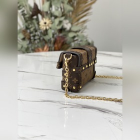 LV Модель M68575 Желтый ESSENTIAL TRUNK Сумка на цепочке Сумка н