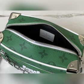 LV Артикул： M44480 Зеленый шелкографический принт, сумка-коробка