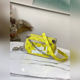 LV Модель： M44480 Сумка-коробка сит-печатью виде желтых цветов Ж