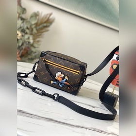 LV Модель： M80159 Вышивка  Мини-сумка Mini Soft Trunk с цепочко