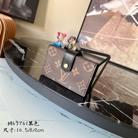 M69761 Черный Новый кожаный чехол для карт Этот лаконичный и элег