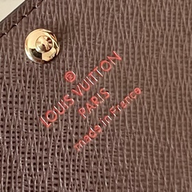 N63338 Кофейный! ENVELOPPE CARTE DE VISITE Визитница, изготовленн