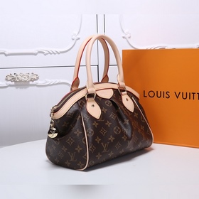 Высококачественная сумка LV M40143. Эта сумка изготовлена из гофр