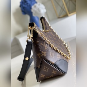 M45351 Черная сумка Odeo в стиле «тромпет» из ткани Monogram с ук