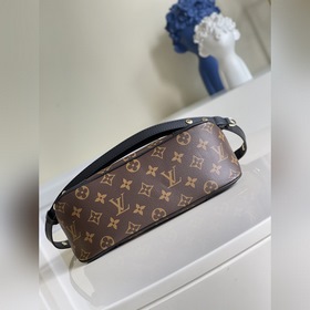 M45351 Черная сумка Odeo в стиле «тромпет» из ткани Monogram с ук