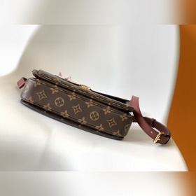 Сумка POCHETTE METIS M44668, красно-коричневая M45152, белая M439