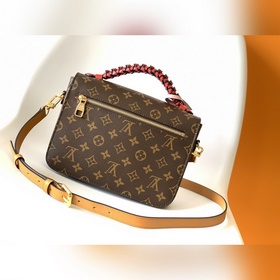 Сумка POCHETTE METIS M44668, красно-коричневая M45152, белая M439