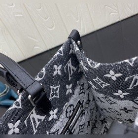 M59608 Черная джинсовая сумка ONTHEGO Ручная работа. Для покупок 