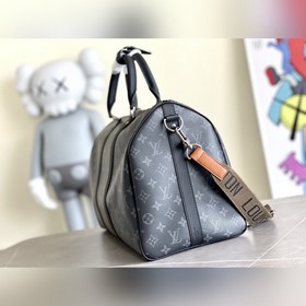 Новая сумка Keepall 45 из коллекции M40569 45611 с коричневым пле