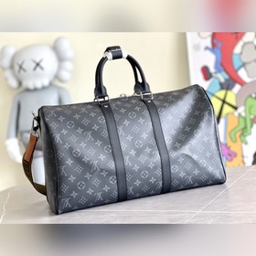 Новая сумка Keepall 45 из коллекции M40569 45611 с коричневым пле