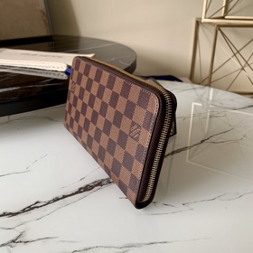 N63502 Кофейный Зippy Organizer с застежкой-молнией, изготовленны