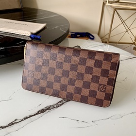 N63502 Кофейный Зippy Organizer с застежкой-молнией, изготовленны