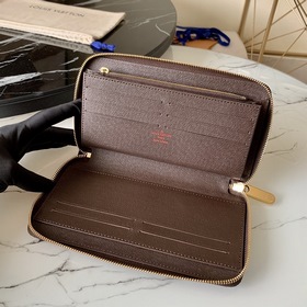 N63502 Кофейный Зippy Organizer с застежкой-молнией, изготовленны