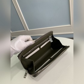 M69831 Зеленый Новый длинный кошелек LV Aerogram современным лако