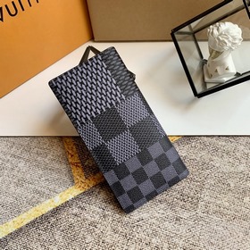 N60440 Черный чемодан для костюма Brazza из ткани Damier Graphite