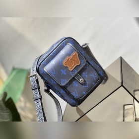 M81854 Джинсовый синий M69404 Мини-сумка Christopher, изготовленн