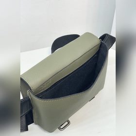 Новейшая мужская поясная сумка из мягкой и плотной кожи с зернист