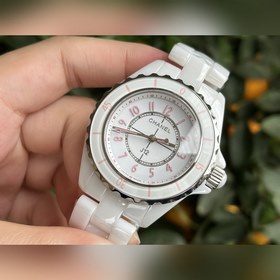Новая модель для юных модниц [Розовый круг с надписью, кварцевый]