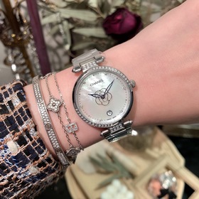 Часы Chanel для женщин. Импортный кварцевый механизм. Корпус из н