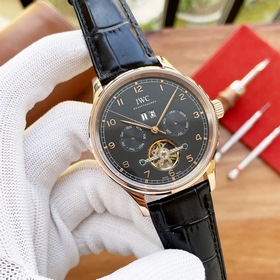 IWC Schaffhausen, портфель «Португалия», часы с турбийоном и боль